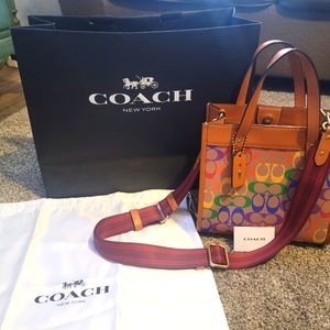 Coach Multicolor Signature Tote